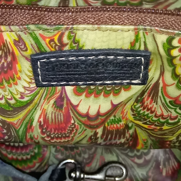 Dooney & Bourke Mini East/West Leather Tassel Tote Purse Bag - Picture 8 of 15